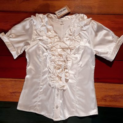 Camisa De Vestir Con Volados