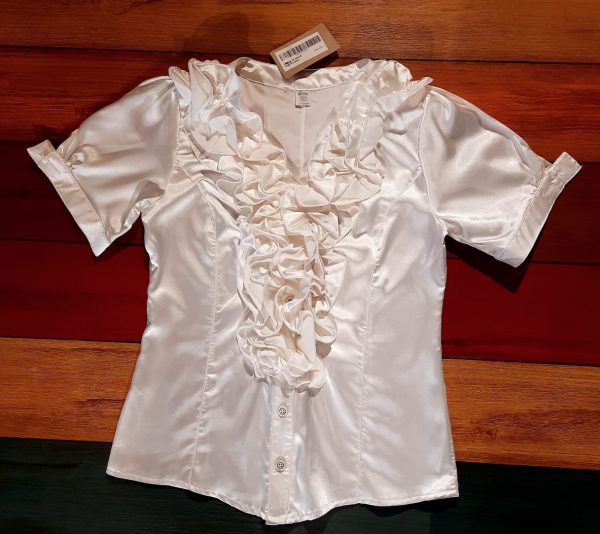 Camisa De Vestir Con Volados