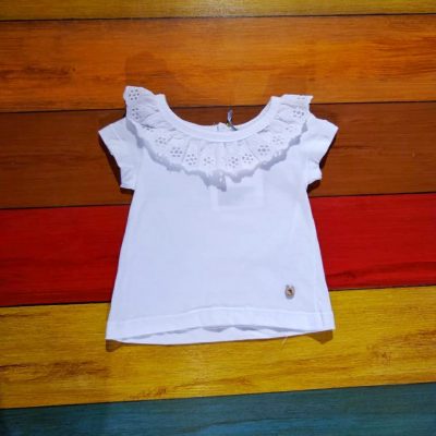 Remera Cuello Broderie