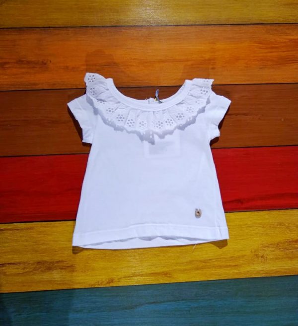 Remera Cuello Broderie